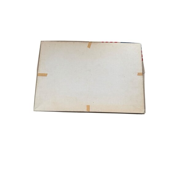 Vintage "America The Beautiful” Double Sided Laminated 5 Placemats with Box - Picture 9 of 9